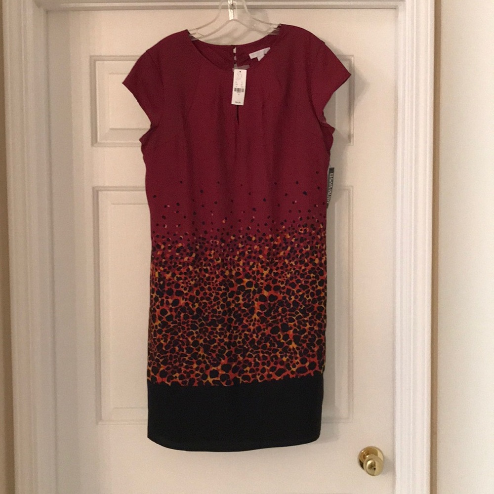 Geometric print dress